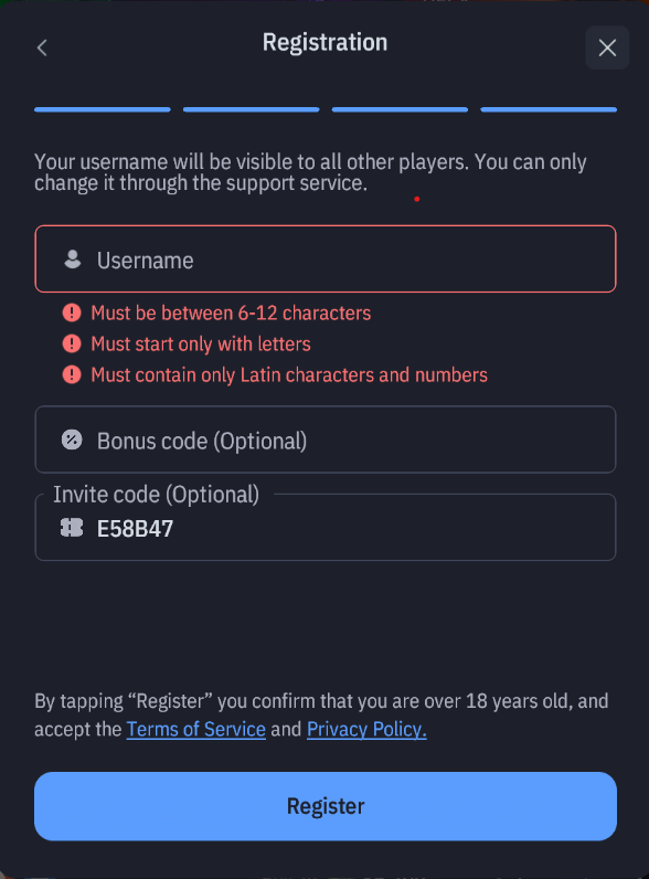 Đăng ký tài khoản WPT Global